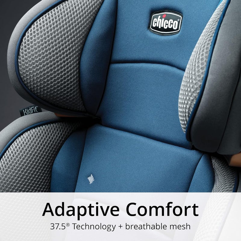 Chicco مقعد سيارة Chicco KidFit Adapt Plus 2 في 1 مع حزام، لون العنبر - Image 2